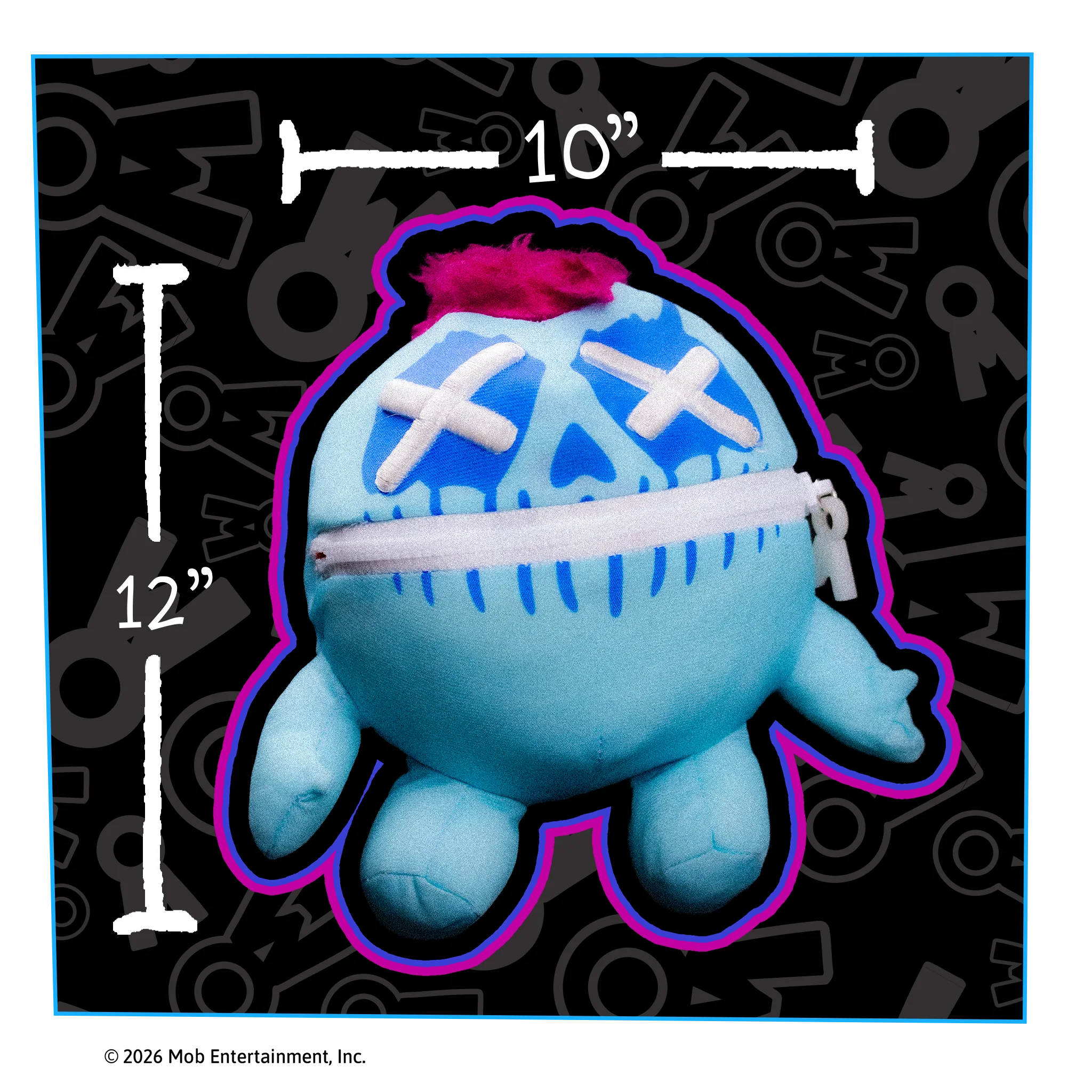 DOODLE BONES 2-in-1 Reversible 14” Plush - Image 5