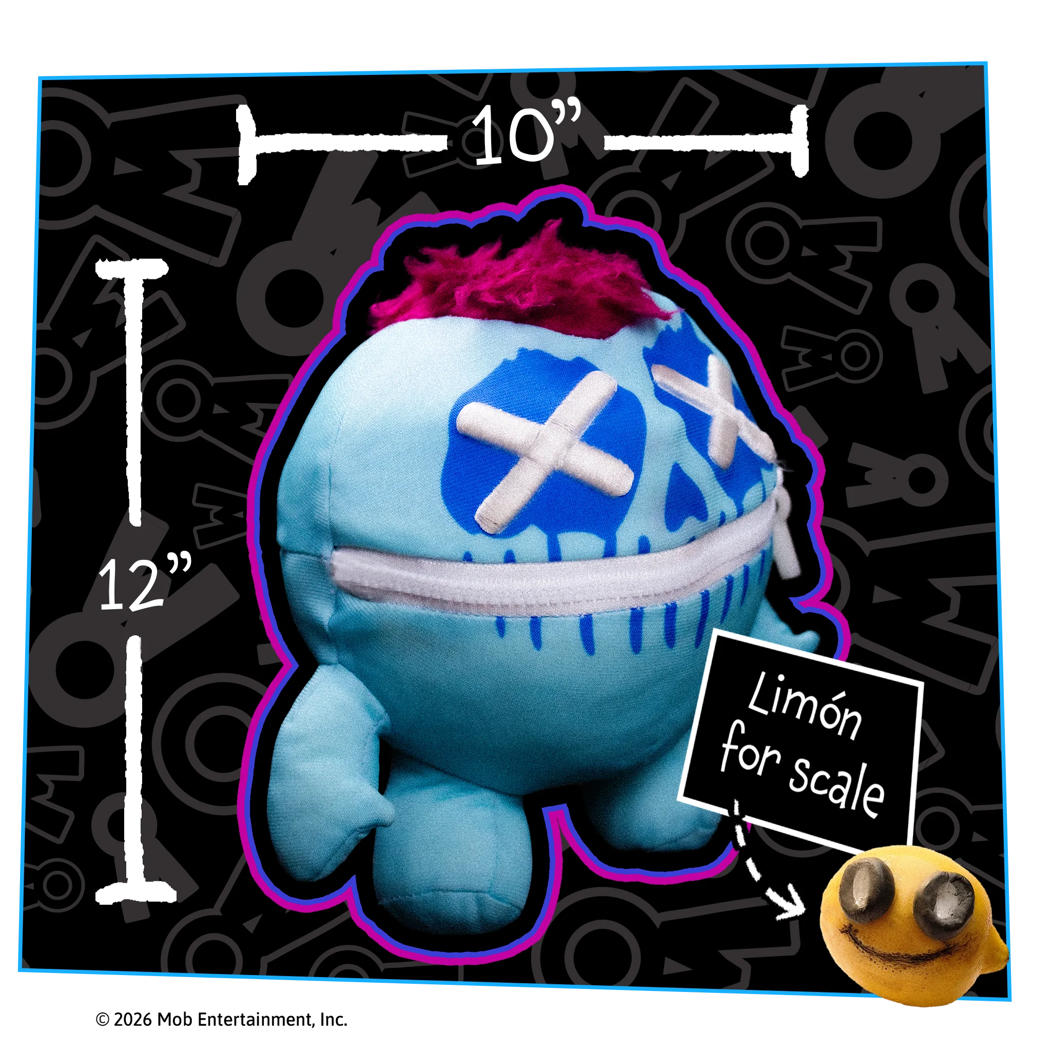 DOODLE BONES 2-in-1 Reversible 14” Plush - Image 7